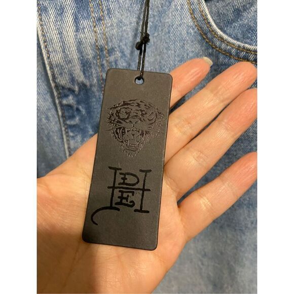 Ed Hardy Dagger Heart Retro Light Flare Jeans NWT size 32 - Picture 8 of 11